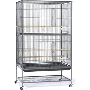 Large Bird Cage Flight Cage Wrought Iron for Cockatiels African Grey Quaker Amazon Sun Parakeets Green Cheek Conures Bird Cage.