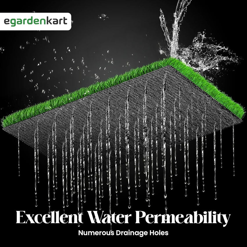 Egardenkart, Artificial Grass Carpet - Green, 36mm | Fake Grass for Balcony Decor, Turf, Yard
