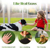 Egardenkart, Artificial Grass Carpet - Green, 36mm | Fake Grass for Balcony Decor, Turf, Yard