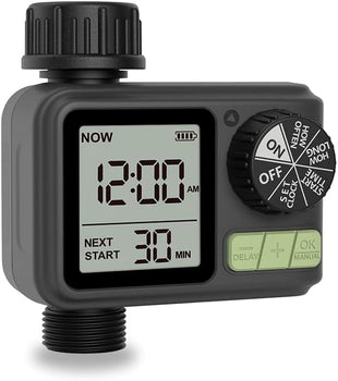 Egardenkart, Water Timer for Garden - Multifunctional, Garden Irrigation Timer for Automatic Irrigation System | Automatic Watering Timer with Intelligent Technology | Garden Water Timer (1 Outlet)