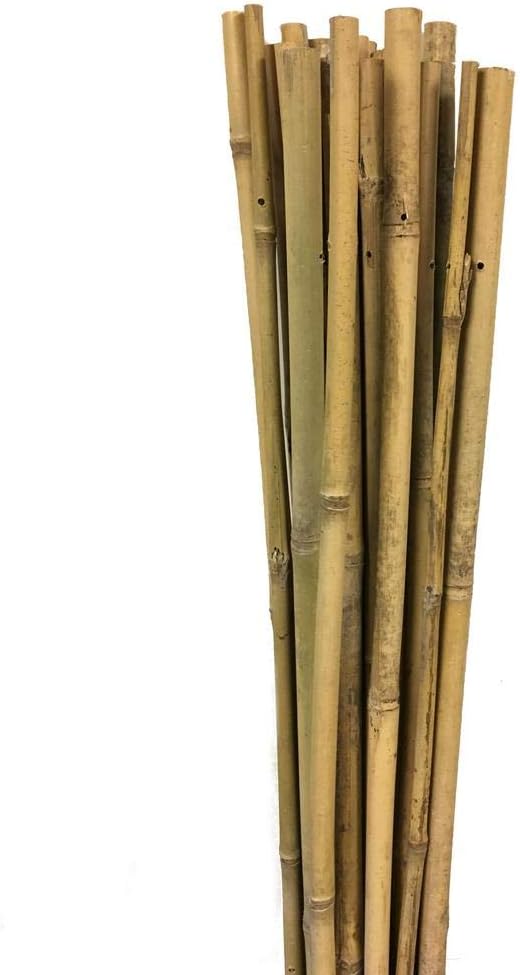Egardenkart Bamboo Plant Stakes Strong Support for Plants Long-Lasting Garden Use
