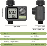 Egardenkart Dial Water Timer Black