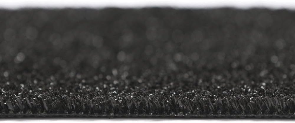Egardenkart, Artificial Grass Carpet - Black, 10mm | Fake Grass for Balcony Decor, Turf, Yard