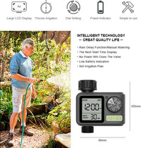 Egardenkart Dial Water Timer Black