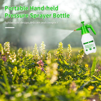 Egardenkart Handheld Pressure Sprayer 0.5 Gallon (1L) Capacity Adjustable Nozzle | Safety Valve