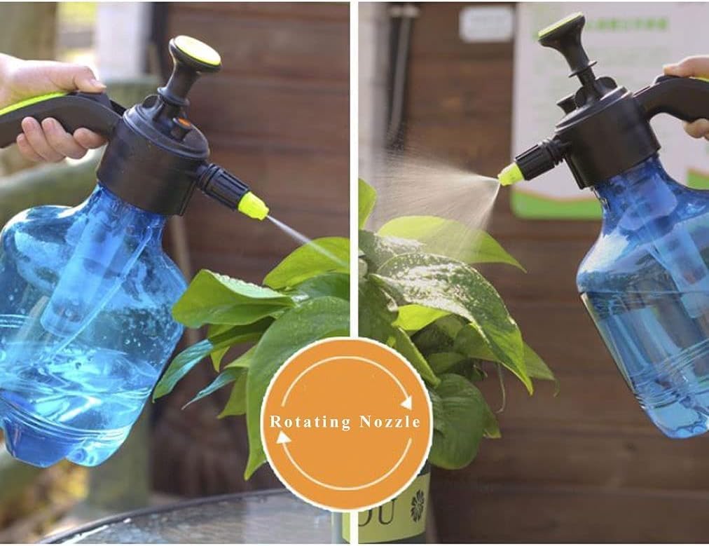 Egardenkart Handheld Garden Sprayer Adjustable Nozzle | Safety Valve For Watering & Cleaning