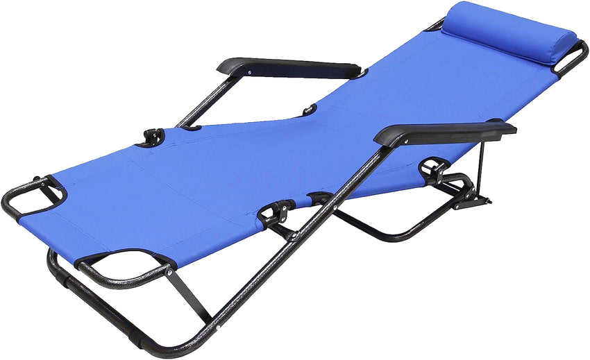 Egardenkart Reclinable Camping Chair, Folding Camping Chairs for Adults with Armrests, Lightweight Portable for Beach, Perfect for Caravan trips, BBQs, Garden, Picnic