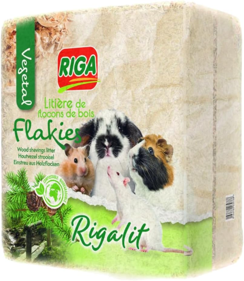 Egardenkart, Hamster Wood Chips Litter - 1 Kg | Hygiene Wood Chips for Hamster, Guinea Pigs, Dwarf Rabbits and Small Animals