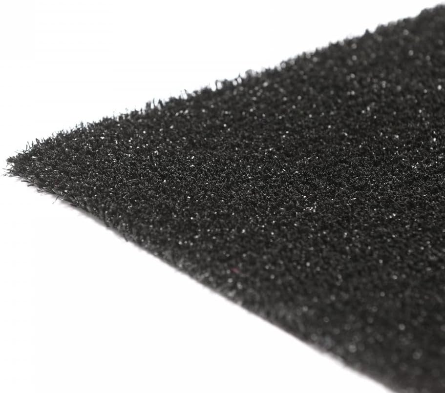 Egardenkart, Artificial Grass Carpet - Black, 10mm | Fake Grass for Balcony Decor, Turf, Yard