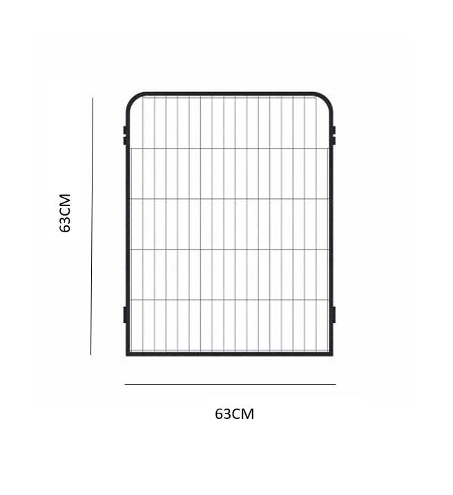 Egardenkart Heavy Duty Extra Wide Dog Playpen, Outdoor Pet Fence for Medium/Small Animals Foldable Puppy