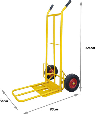 Egardenkart Full Metal 2 Wheel Heavy Duty Hand Truck Trolley 700lbs