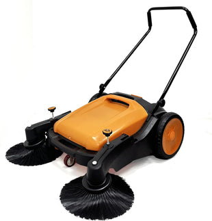 Egardenkart, Walk-Behind Outdoor Hand Push Sweeper - 10.5 Gallon Capacity, 31" Sweeping width, Sweeps up to 30,000 ft²/Hour,