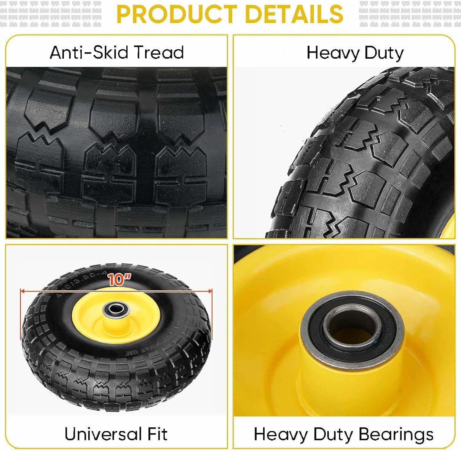 Egardenkart Heavy Duty Cart Spare wheel