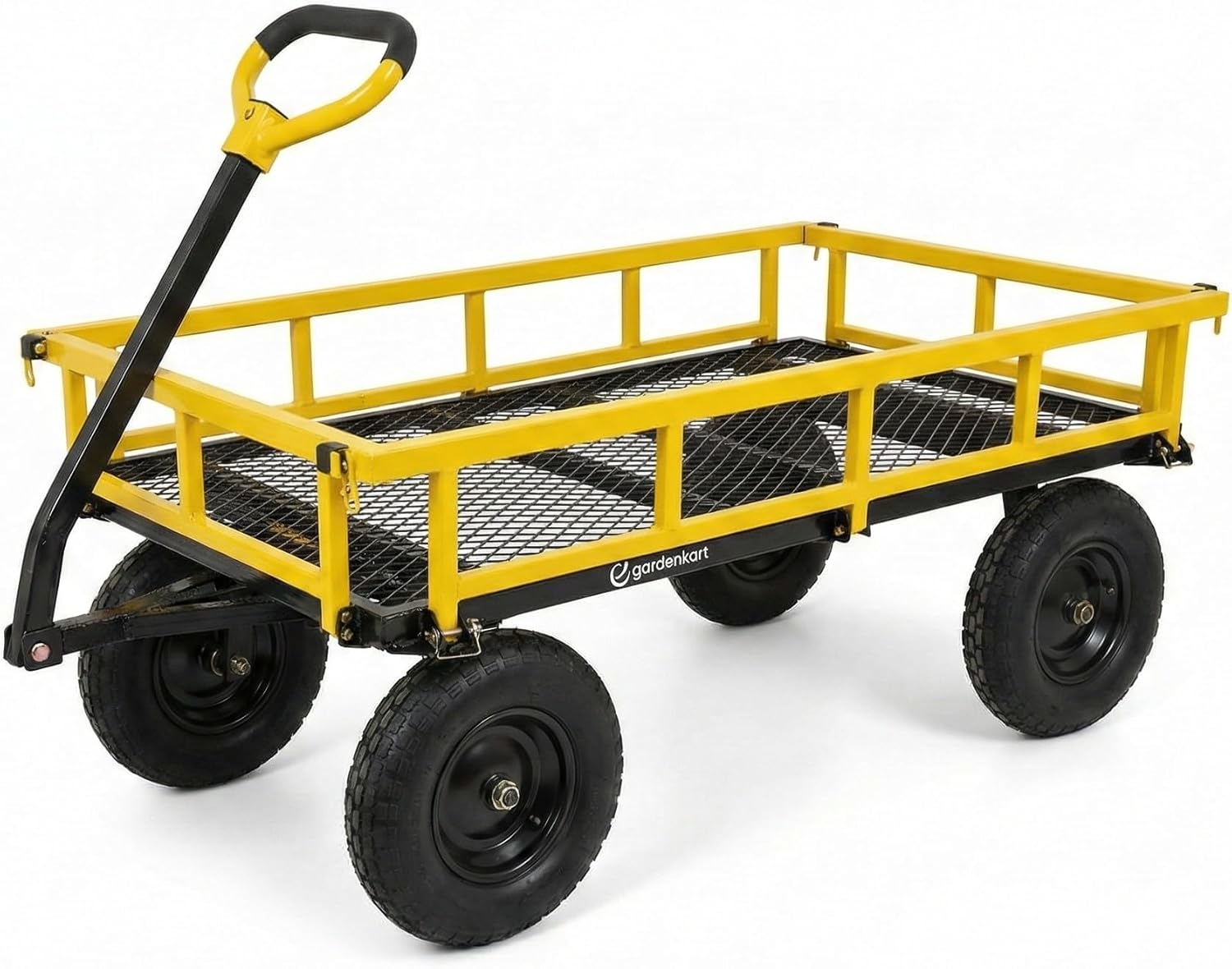 Egardenkart® Heavy Duty Trolley Cart - 720 KG, 1600 LB | Garden Cart with Adjustable Handle and Removable Sides | Metal, Foldable Garden Trolley for Garden Outdoor, Sports, Camping, Picnic