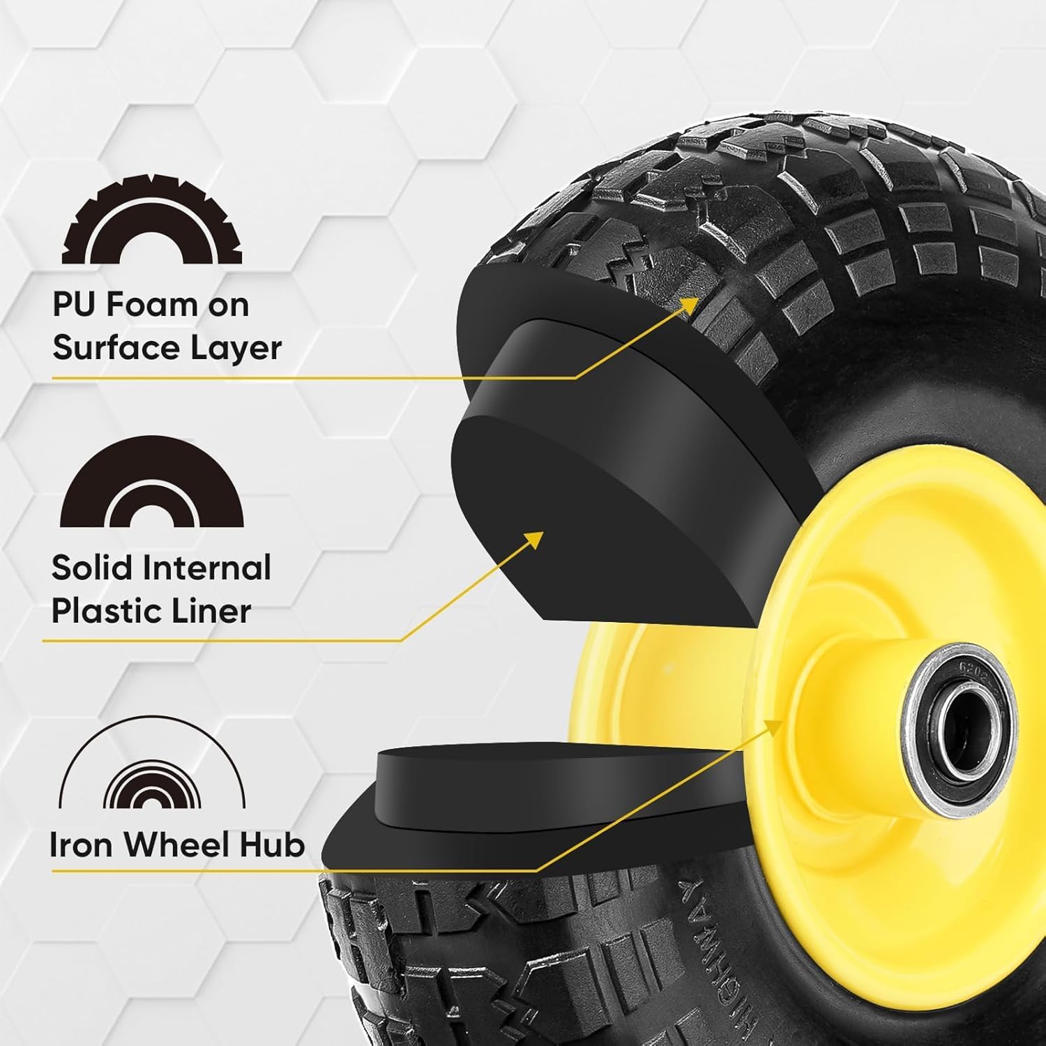 Egardenkart Heavy Duty Cart Spare wheel