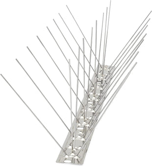 Egardenkart Stainless Steel Bird Spikes for Pigeons and Other Small Birds - No Plastic - Pre-Assembled 50 Centimetre