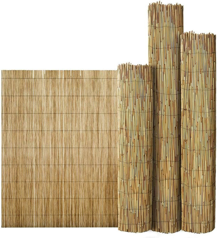 Egardenkart Bamboo Reed Privacy Screen for Outdoor Spaces Natural Grass Mat
