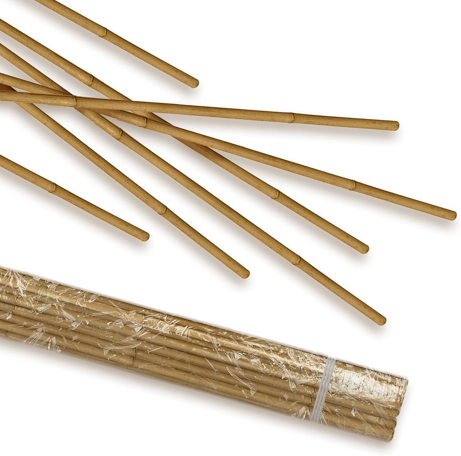 Egardenkart Bamboo Plant Stakes Strong Support for Plants Long-Lasting Garden Use