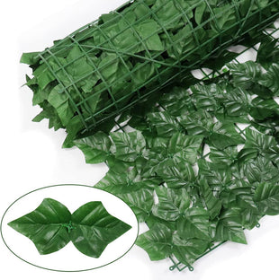 Egardenkart® Artificial Faux Hedge Privacy Fence Wall Screen, Leaf and Vine Decoration for Outdoor Garden Home Decor