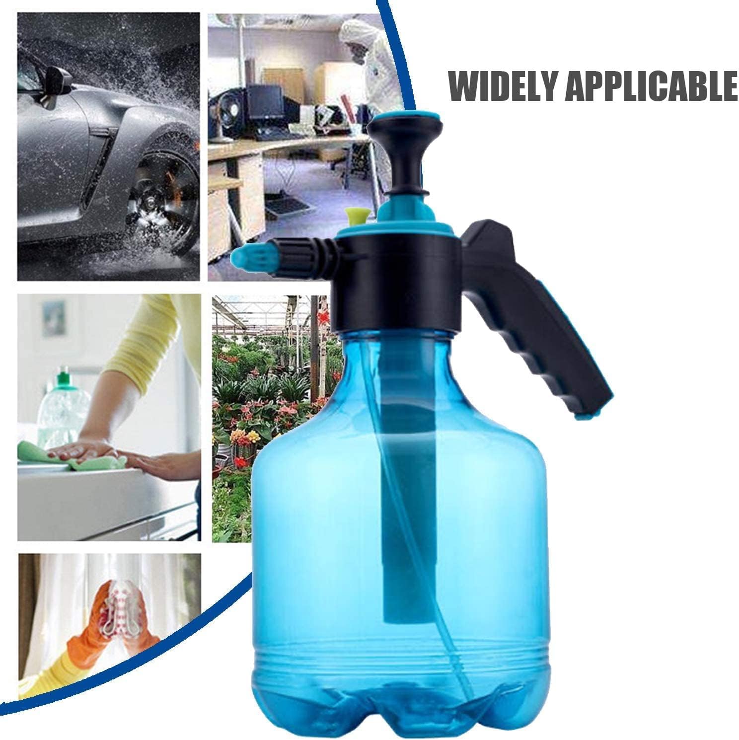 Egardenkart Handheld Garden Sprayer Adjustable Nozzle | Safety Valve For Watering & Cleaning