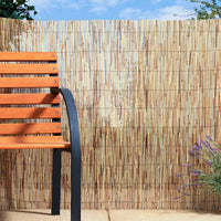 Egardenkart Bamboo Reed Privacy Screen for Outdoor Spaces Natural Grass Mat