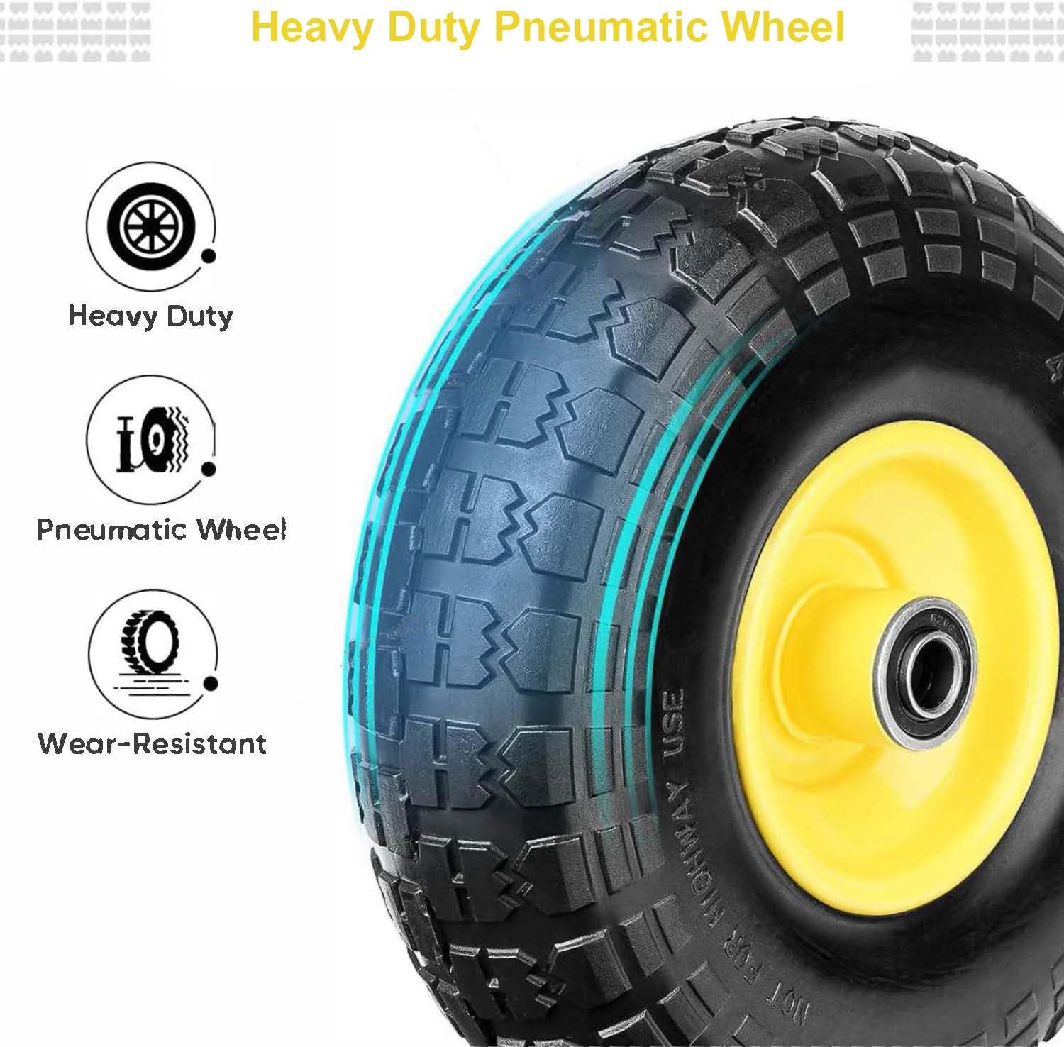 Egardenkart Heavy Duty Cart Spare wheel