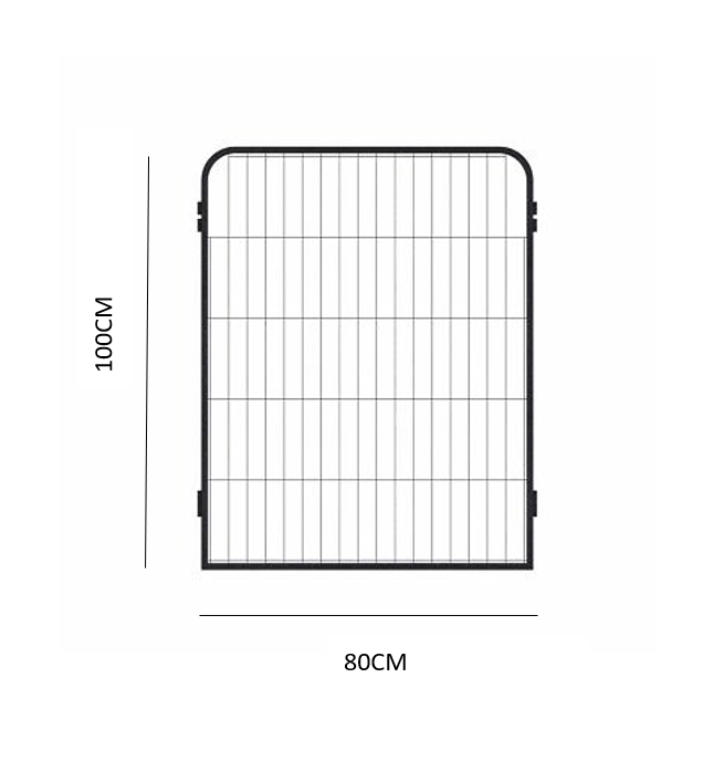 Egardenkart Heavy Duty Extra Wide Dog Playpen, Outdoor Pet Fence for Medium/Small Animals Foldable Puppy