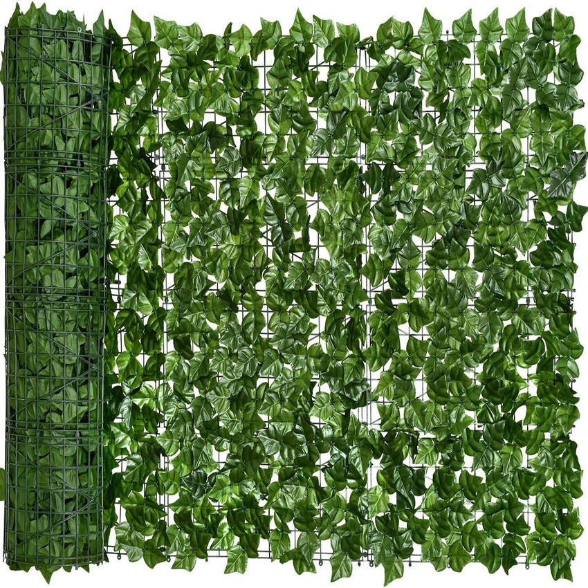 ZHZM New Egardenkart® Artificial Faux Hedge Privacy Fence Wall Screen, Leaf and Vine Decoration for Outdoor Garden Home Decor