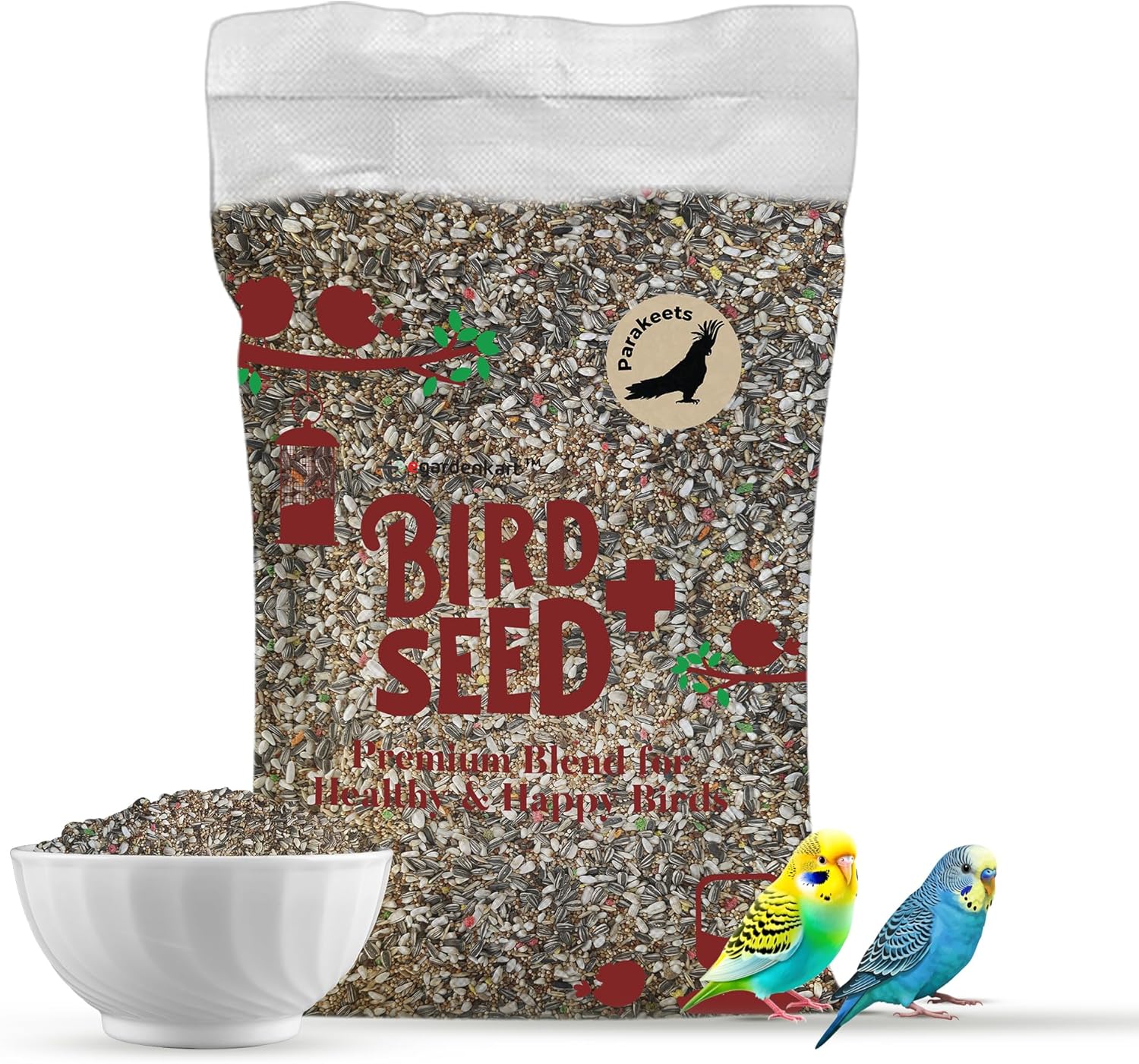 Premium Parakeet Bird Food - Nutrient-Rich Blend for Health and Happiness