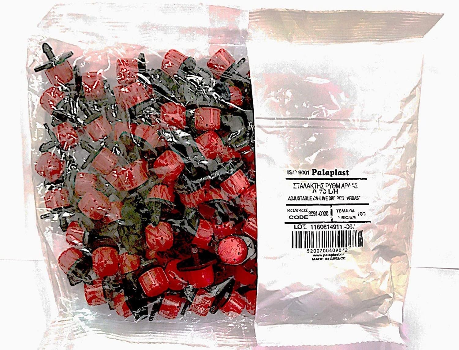 Garden Irrigation Misting Micro Flow Dripper Drip Head Hose Drip 8 Hole - 100 Nos - Made in Greece