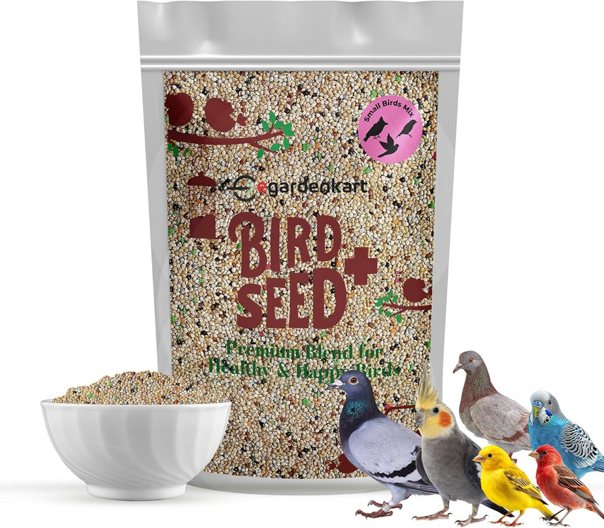 Egardenkart Small Bird Seed Mix For Budgies & Finches Suitable for Wild Birds