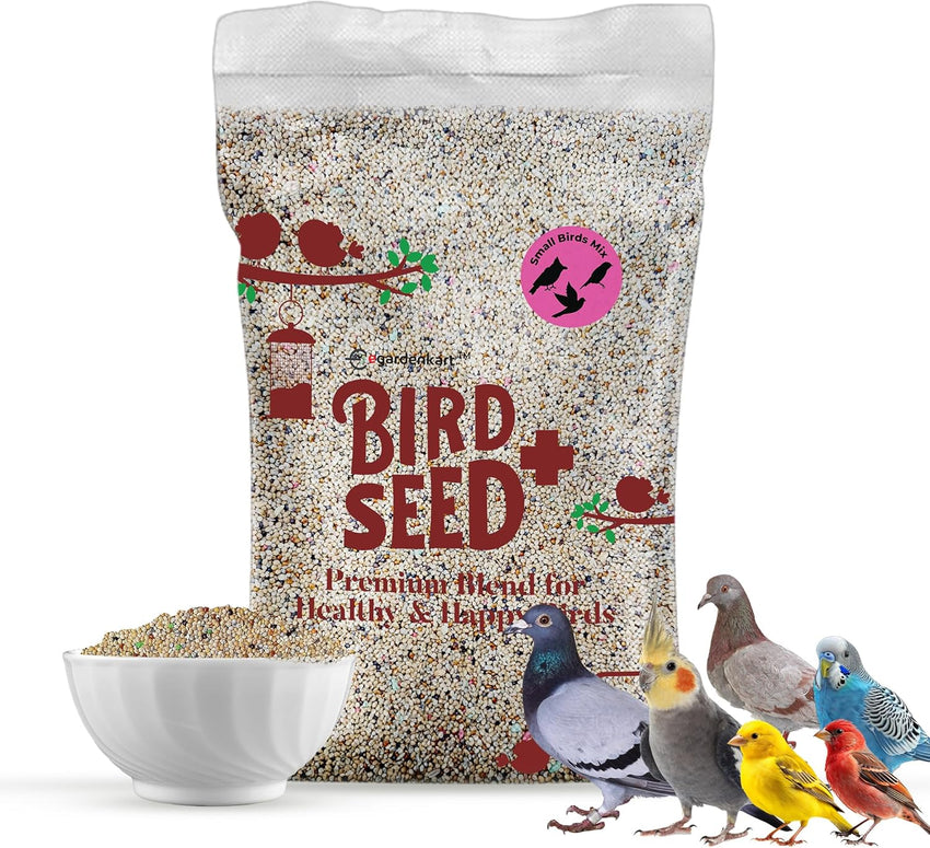 Egardenkart Small Bird Food for Budgies -  Bird Seed for Small Birds and Wild Birds | Bird Feed for Finches Canaries Cockatiel Hookbills doves quail and sparrows Seed mix