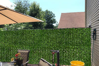Egardenkart® Artificial Faux Hedge Privacy Fence Wall Screen, Leaf and Vine Decoration for Outdoor Garden Home Decor