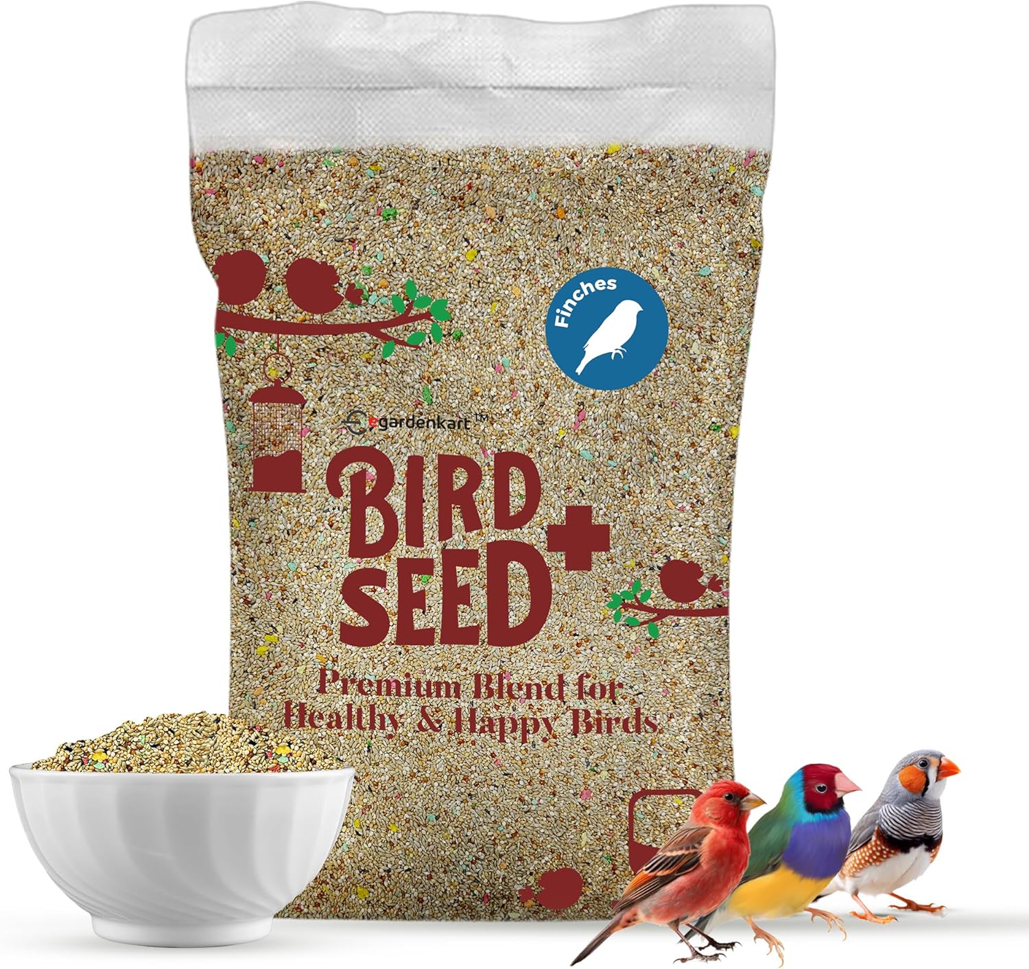 Premium Finch Bird Food - Nourishing Blend for Finches' Health and Vitality