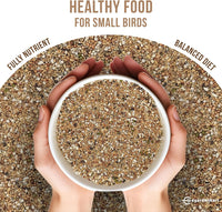 Egardenkart Wild Bird Food - Economic Bird Seed Mix for All types of Wild Birds | Bird Feed for Dove Pigeon Myna Lark Bulbul Sparrow Hoopoe | Bird Seeds Outdoor (20kgs, Small Seeds)