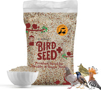 Egardenkart® Bird Food Daily Budget-Friendly - Wild Bird Feed for all Types of Wild Birds | Birds Food for Small Birds Dove Pigeon Myna Lark Bulbul Sparrow Hoopoe Seed Mix