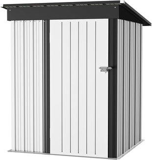 Egardenkart, Outdoor Storage Shed Metal - 5x3 Ft | Garden Shed with Lockable Door | Outdoor Storage Cabinet for Garden Storage | Outdoor Shed Storage (Without Installation)