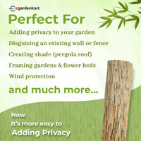 Egardenkart Bamboo Fence for Garden -  Balcony Fence | Bamboo Privacy fence for Balcony Privacy | Reed bamboo Screen