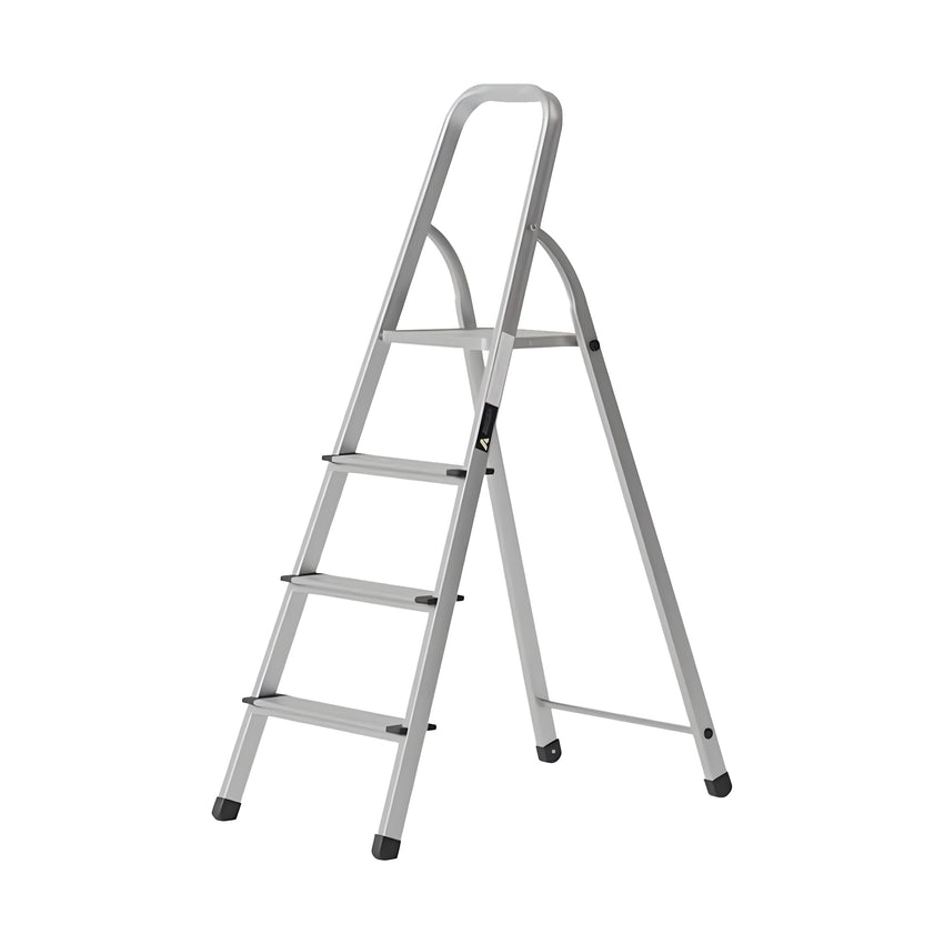 Egardenkart Aluminum Ladder with Anti-Slip Steps and Safety Handrail