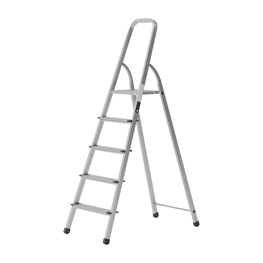 Ahla+® Aluminium Step Ladder for Home - Anti-Slip Foldable Ladder for Home, Kitchen, Garden, Office | Lightweight, Portable Folding Ladder with Grip