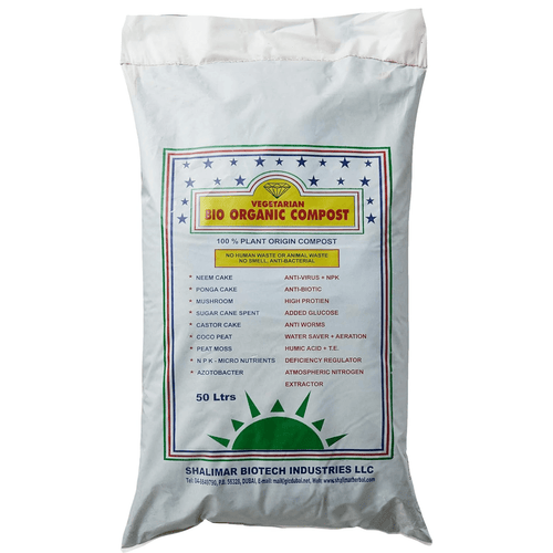 Shalimar Vegetarian Bio Organic Compost - 50 Ltr