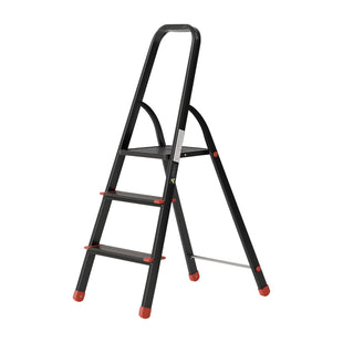 Ahla+® Aluminium Step Ladder Anti-Slip | Foldable | Portable Lightweight 3 Step