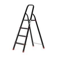 Ahla+® Aluminium Step Ladder for Home - Anti-Slip Foldable Ladder for Home, Kitchen, Garden, Office | Lightweight, Portable Folding Ladder with Grip