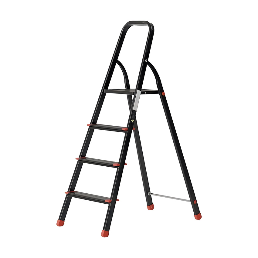 Ahla+® Aluminium Step Ladder for Home - Anti-Slip Foldable Ladder for Home, Kitchen, Garden, Office | Lightweight, Portable Folding Ladder with Grip