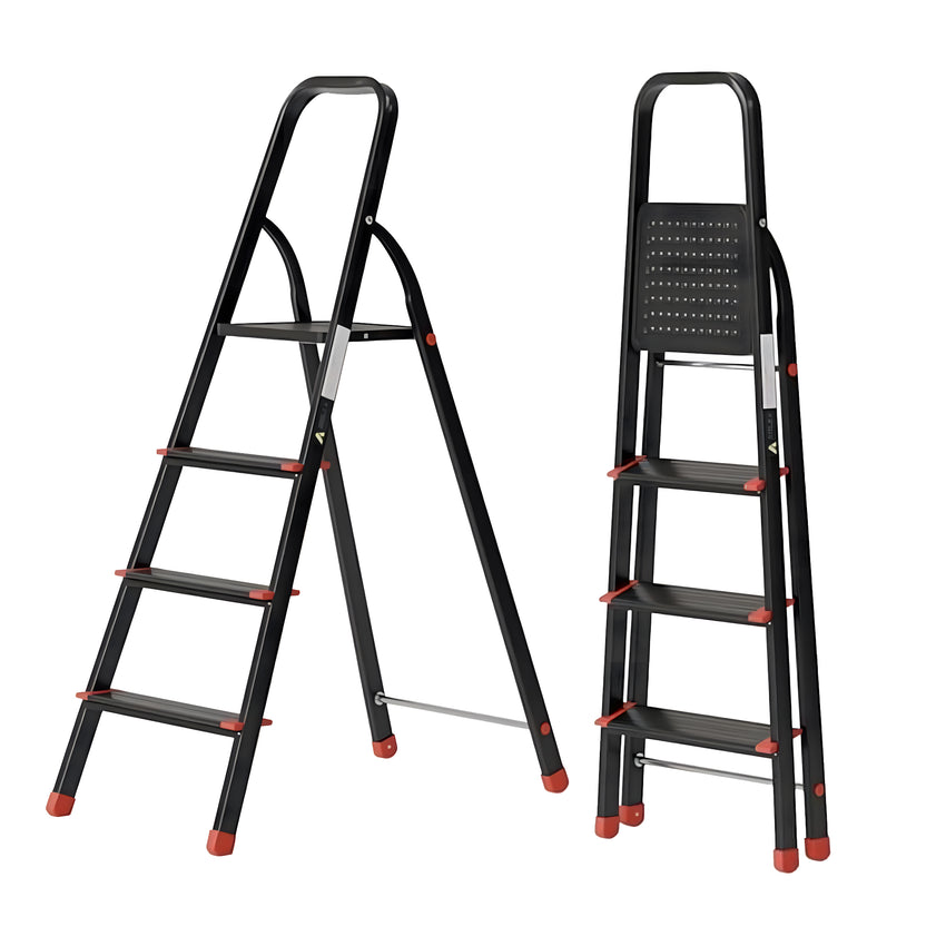 Ahla+® Aluminium Step Ladder for Home - Anti-Slip Foldable Ladder for Home, Kitchen, Garden, Office | Lightweight, Portable Folding Ladder with Grip