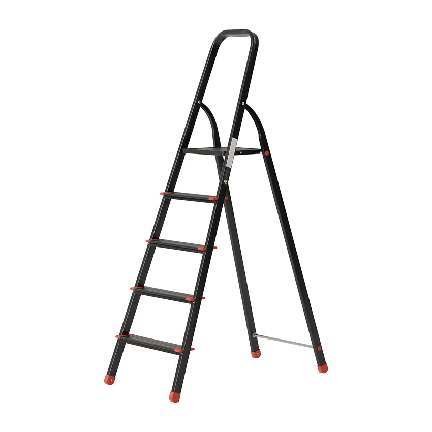 Ahla+® Aluminium Step Ladder for Home - Anti-Slip Foldable Ladder for Home, Kitchen, Garden, Office | Lightweight, Portable Folding Ladder with Grip