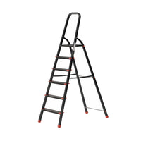 Ahla+® Aluminium Step Ladder for Home - Anti-Slip Foldable Ladder for Home, Kitchen, Garden, Office | Lightweight, Portable Folding Ladder with Grip