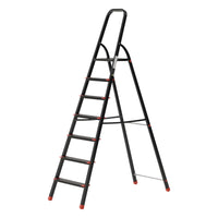 Ahla+® Aluminium Step Ladder for Home - Anti-Slip Foldable Ladder for Home, Kitchen, Garden, Office | Lightweight, Portable Folding Ladder with Grip