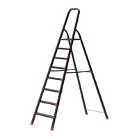 Ahla+® Aluminium Step Ladder for Home - Anti-Slip Foldable Ladder for Home, Kitchen, Garden, Office | Lightweight, Portable Folding Ladder with Grip