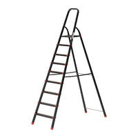 Ahla+® Aluminium Step Ladder for Home - Anti-Slip Foldable Ladder for Home, Kitchen, Garden, Office | Lightweight, Portable Folding Ladder with Grip